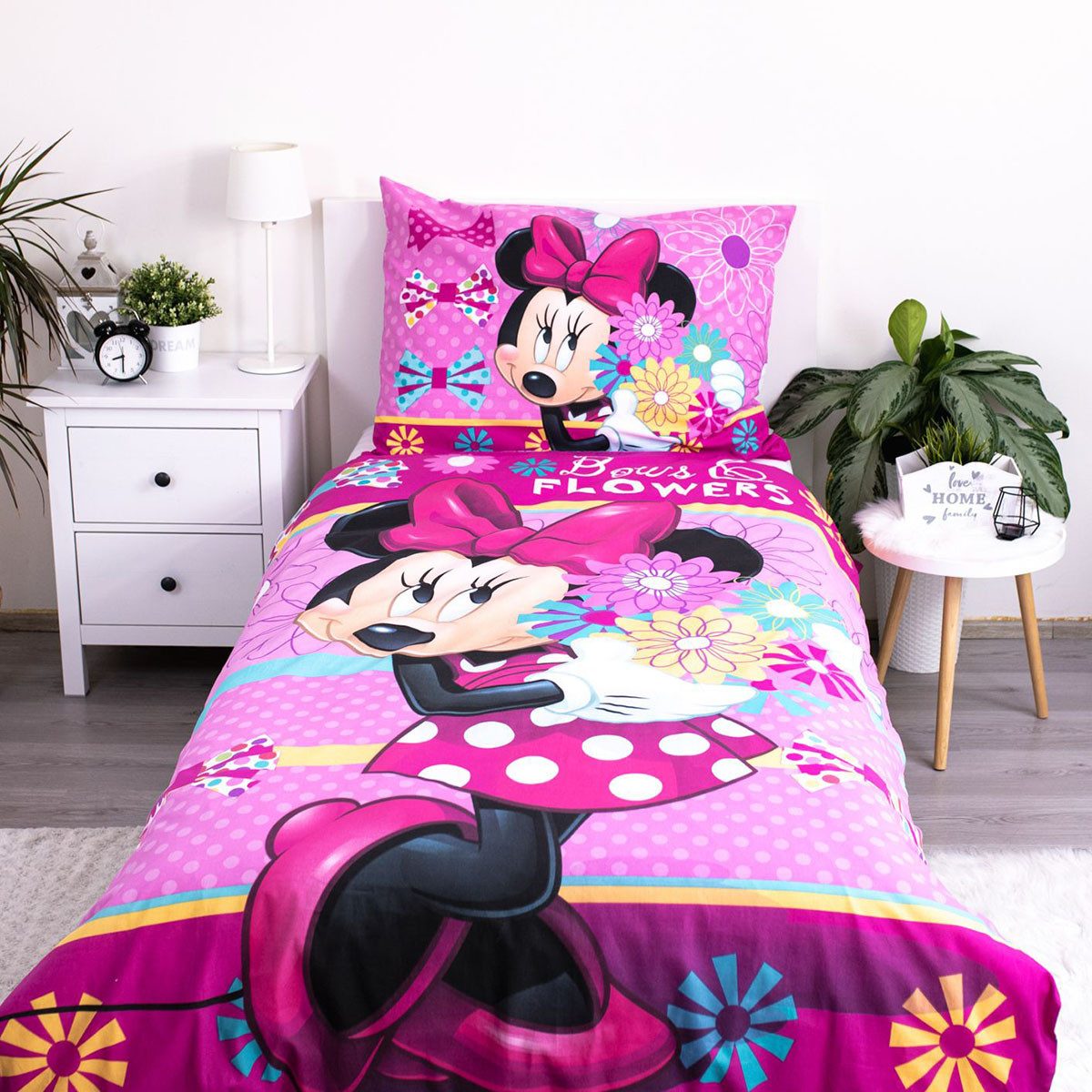 Disney Minnie Mouse Bettwäsche Disney Minnie Maus Bettwäsche Kleid 140 x 20 günstig online kaufen