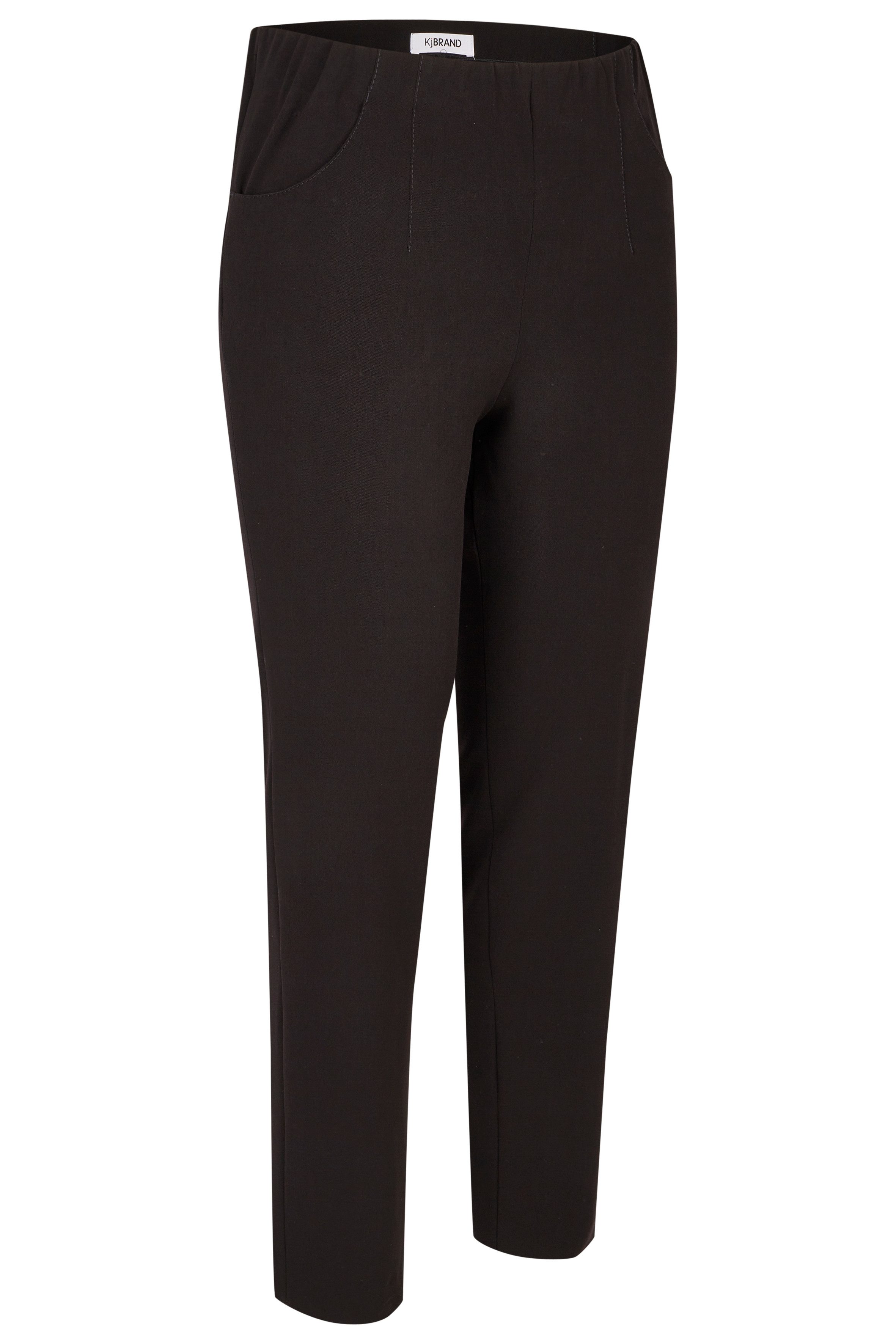 KjBRAND Schlupfhose Schlupfhose Susie in Bi-Stretch, Kammgarnoptik Sommerhose, ideal für kräftige Oberschenkel