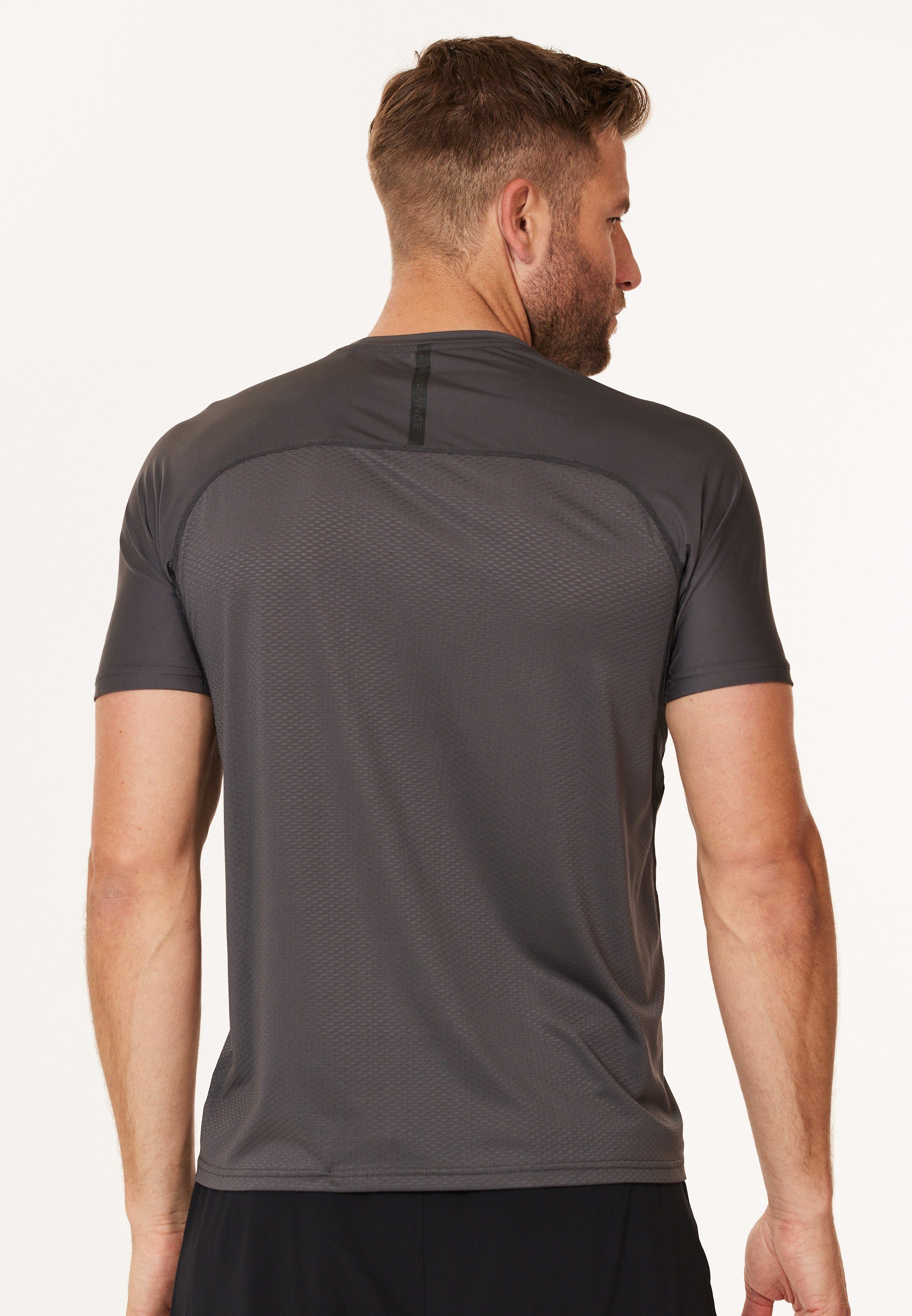 Funktionsstretch dunkelgrau aus Serzo Funktionsshirt schnelltrocknendem ENDURANCE (1-tlg)