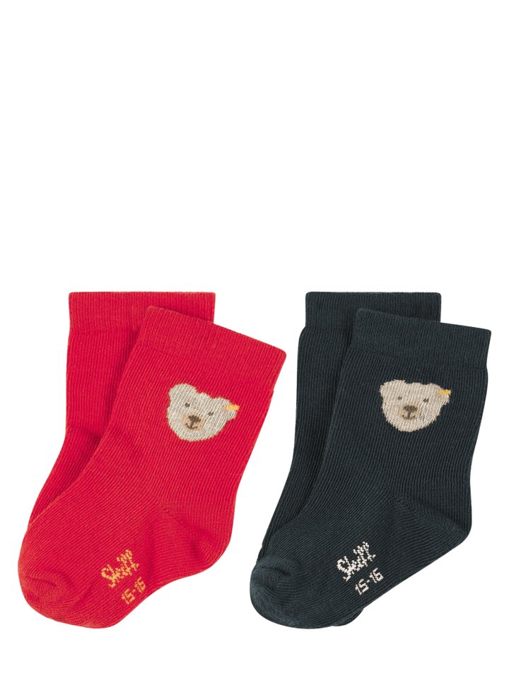 Steiff Socken FC Bayern München, Socken 2er-Set, Baby, Rot
