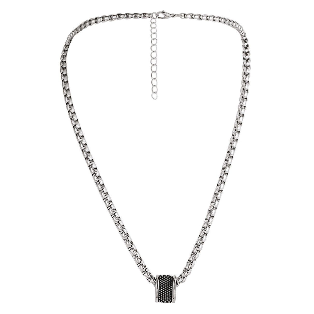 KARMA Edelstahlkette Herrenkette mit Anhänger Edelstahl günstig online kaufen