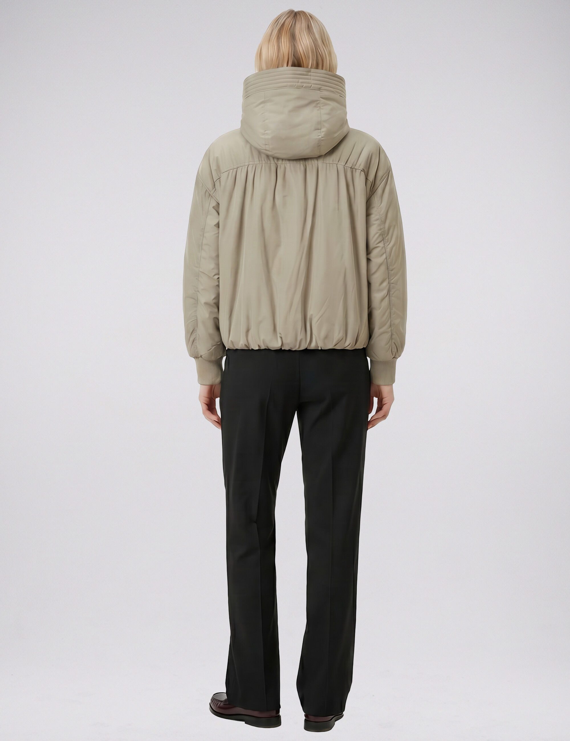 No.1 COMO Blouson LECCE mit hochabschließender Kapuze