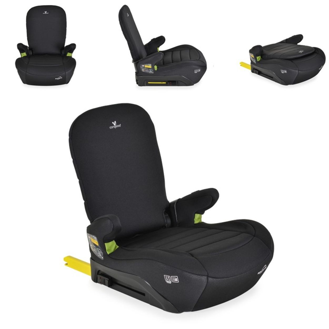 Cangaroo Детские сиденьяrhöhung Kindersitz Galaxy i-Size, ab: 4, bis: 12, (125-150cm) Gruppe 3, Isofix, Rückenlehne