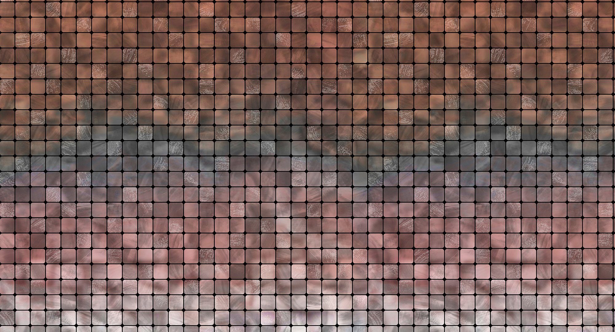 Architects Paper Fototapete Atelier 47 Mosaic Tile 1, glatt, geometrisch, (5 St), Vlies, Wand, Schräge, Decke