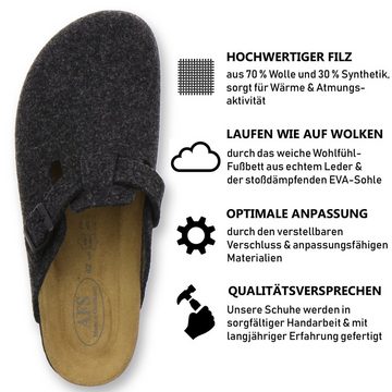 AFS-Schuhe 36900 Hausschuh für Herren aus Filz, Made in Germany