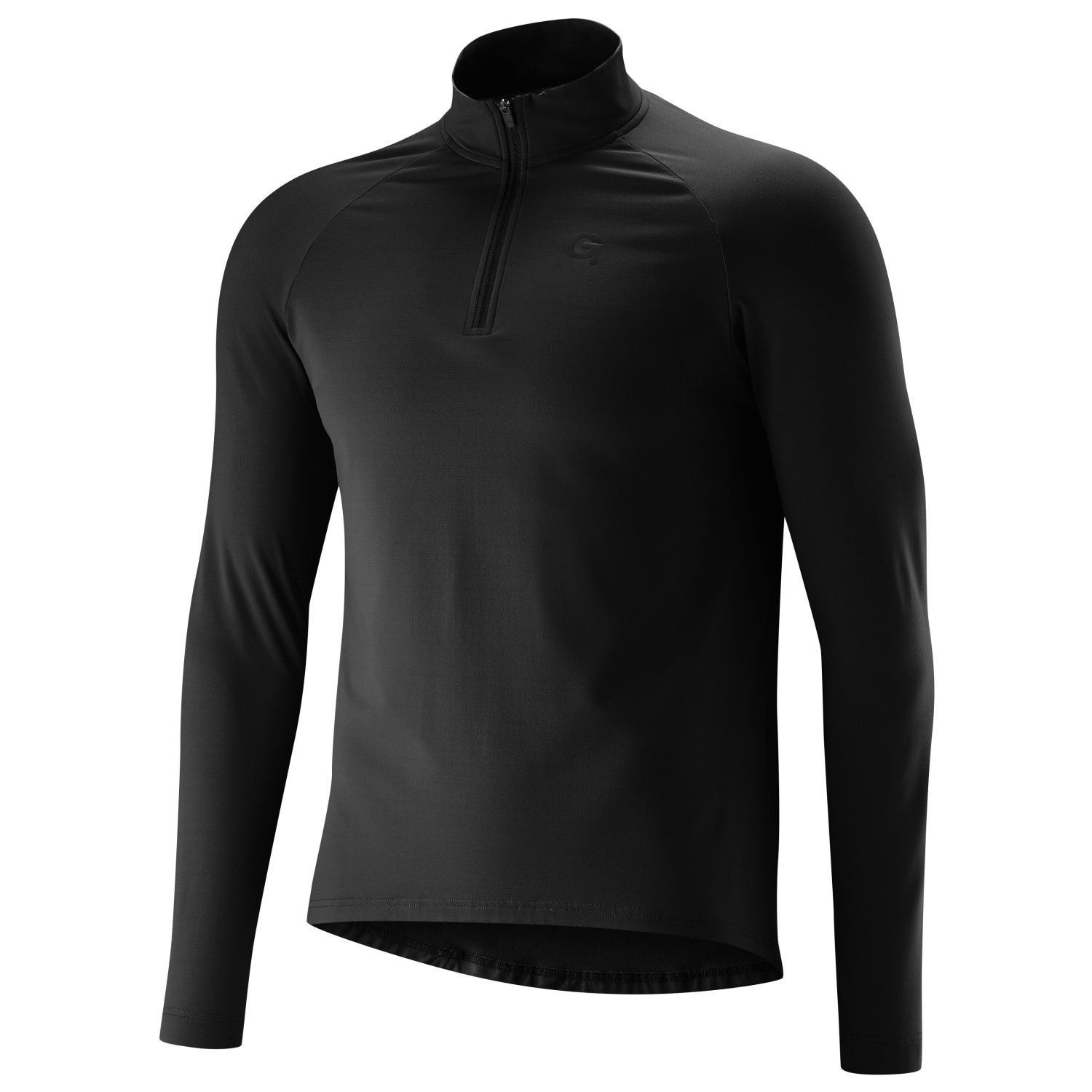 RennerXXL Funktionsshirt Gonso Crissolo THERMO Bike Radshirt Langarm XXL bis 6XL Stehkragen für windgeschützten Nacken und Hals