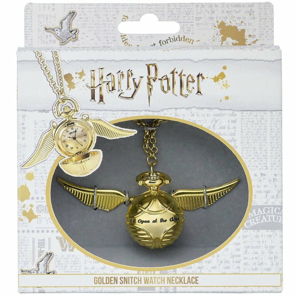 The Carat Shop Luxusuhr Harry Potter Halskette mit Uhr Goldener Schnatz (vergoldet)