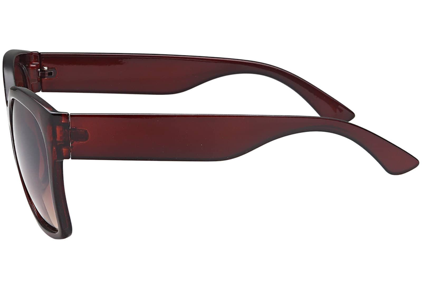 Linsen Retrosonnenbrille BEZLIT (1-St) mit polarisierten Sonnenbrille Damen Dunkelbraun Eyewear Polarisiert