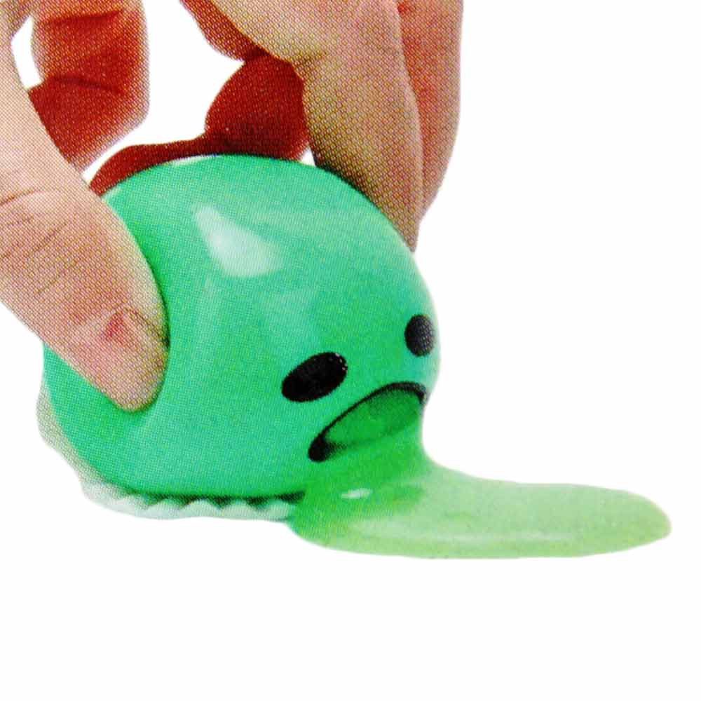 BEMIRO Spielfigur 4 Stück Kotzender Smiley mit Squeeze Schleim - ca. 4,5 cm, (4-tlg)