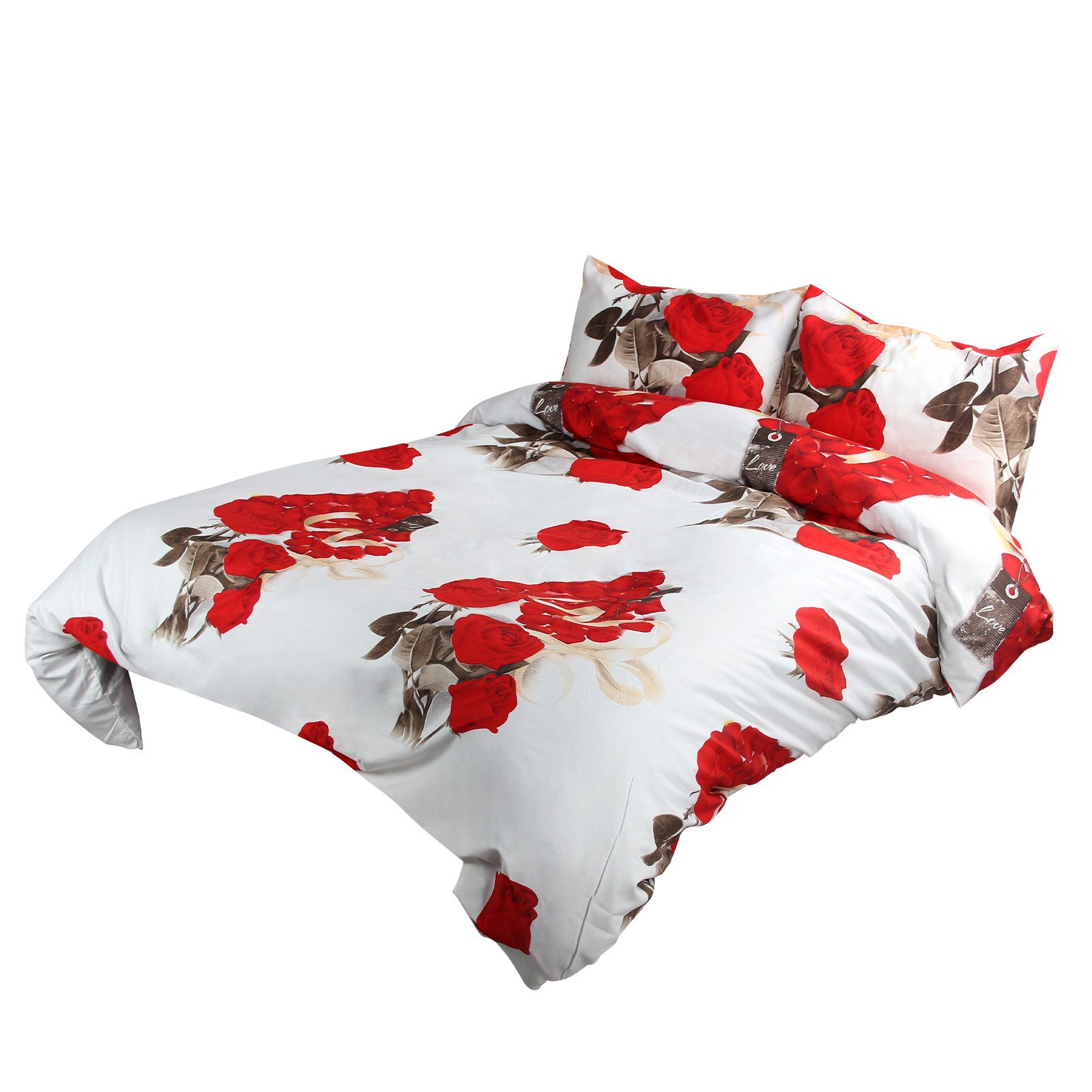 HOMELUX Bettwäsche 220x240 4teilig Bettbezüge 200x220 1er Set mit 50x70 2er günstig online kaufen