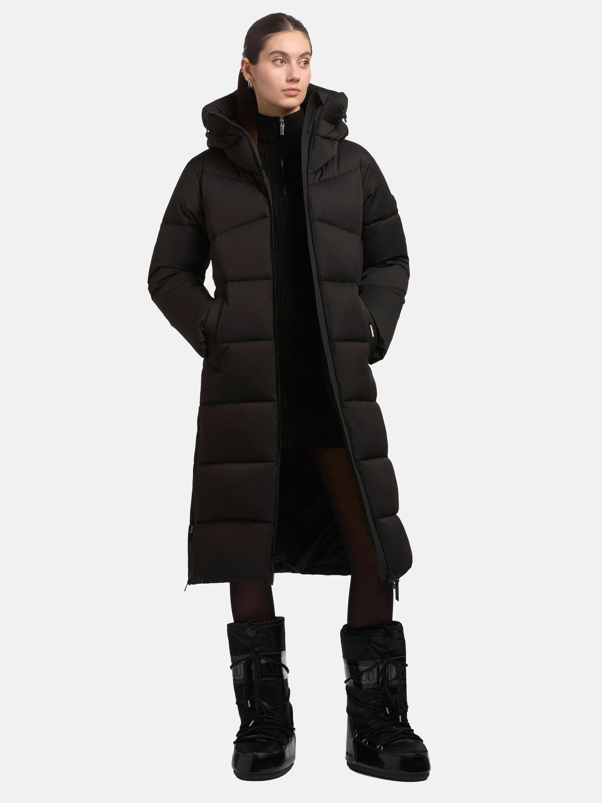 khujo Steppmantel Lima Langer Damen Mantel mit zahlreichen Features günstig online kaufen