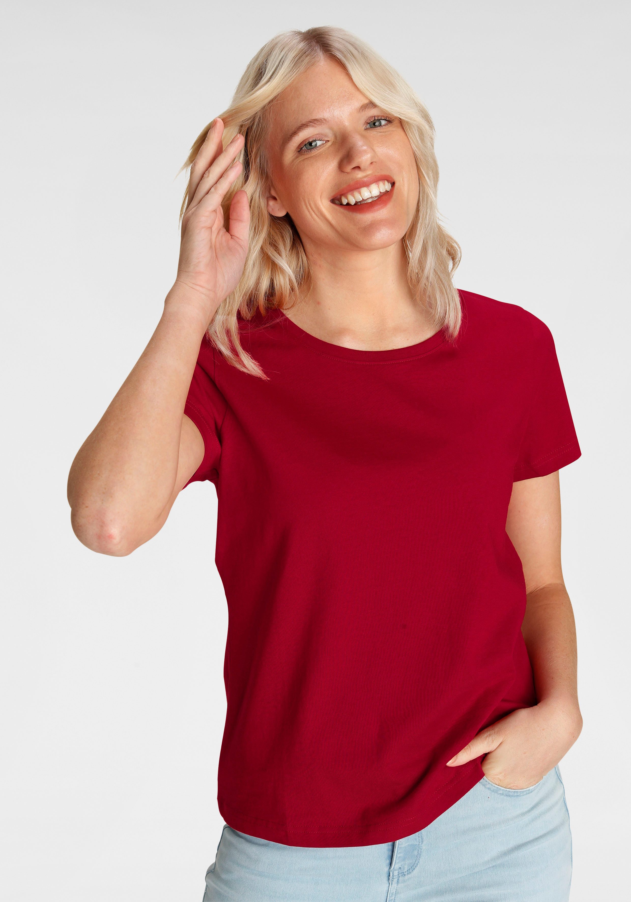 Eastwind T-Shirt (Spar-Set, marine, weiß rot, 3er-Pack)