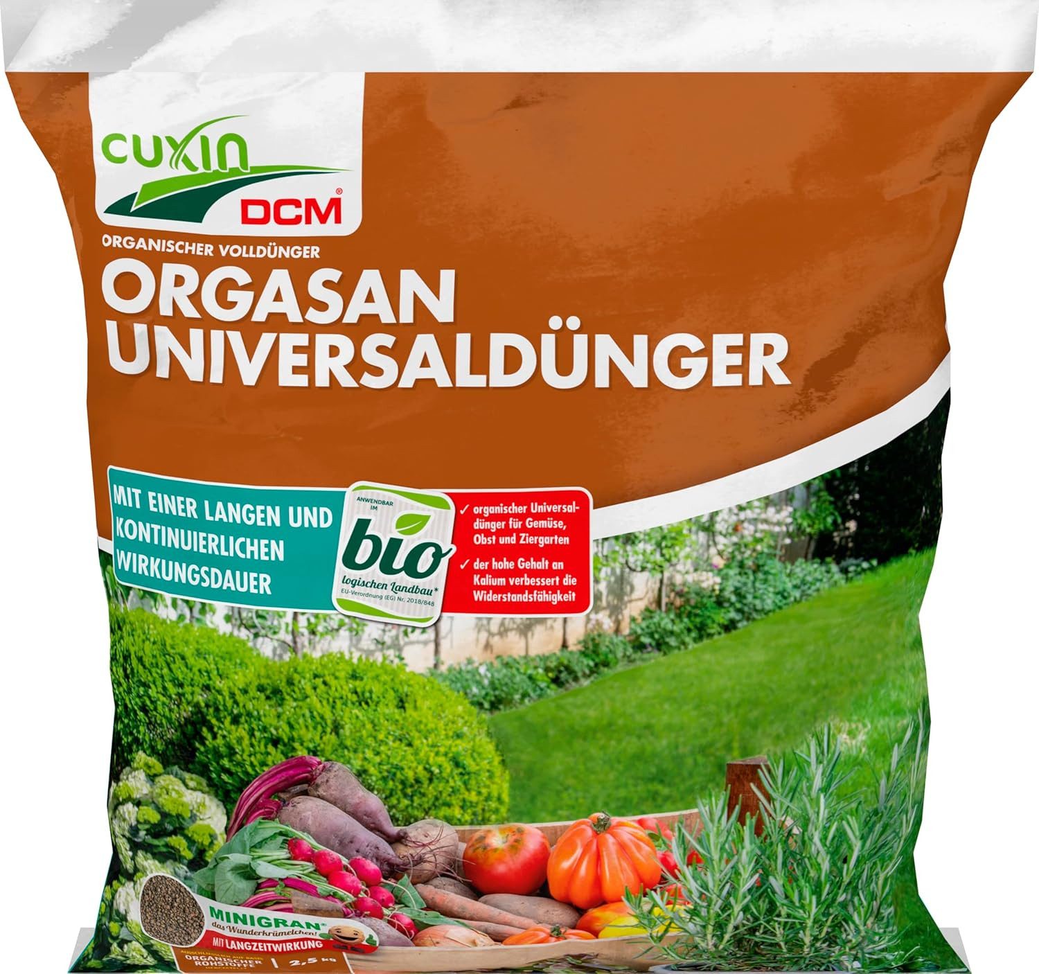 Spezialdünger Cuxin DCM Orgasan 2,5 kg