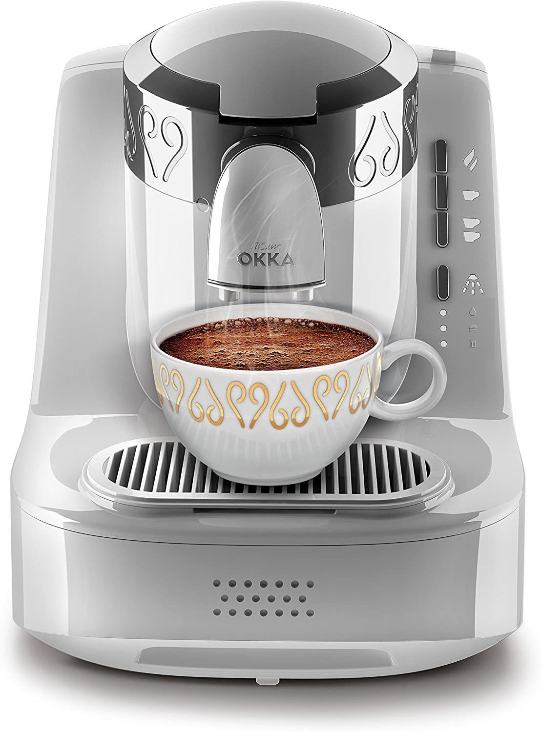 Arzum Filterkaffeemaschine Arzum OKKA Türkische Kaffeemaschine, Kaffeekanne, 2 Tassen, 710W