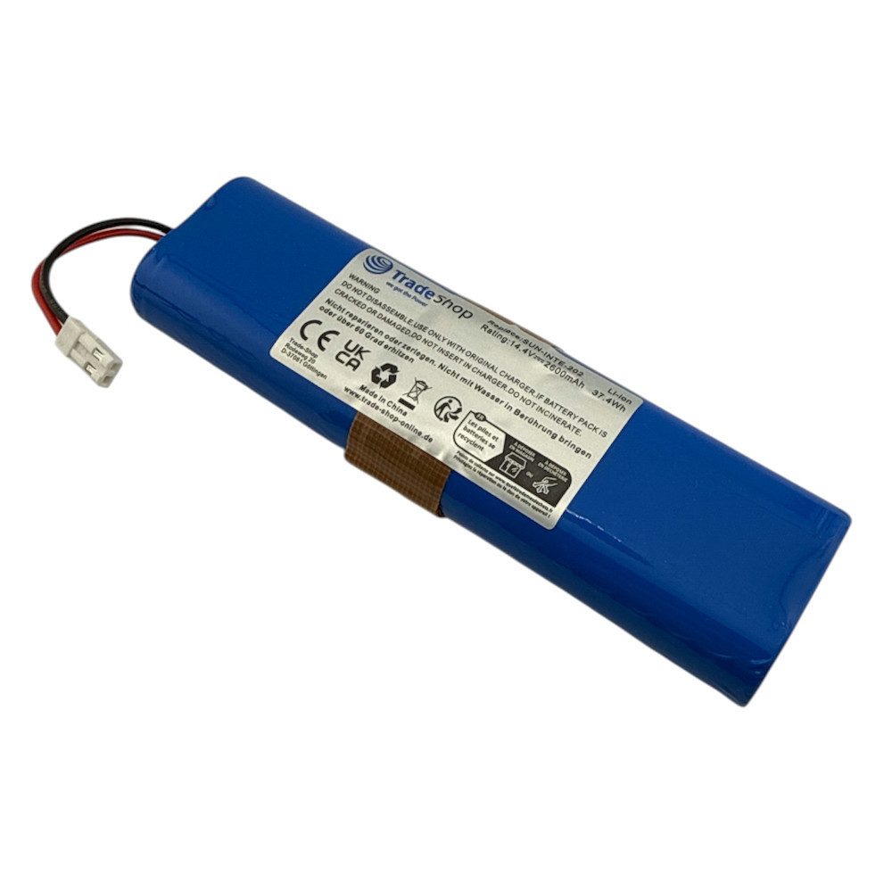 Trade-Shop Akku passend für iLife 18650B4-4S1P-AGX-2, INR18650-MH1-4S1P-AGX Akku Li-Ion 2600 mAh (14,4 V)