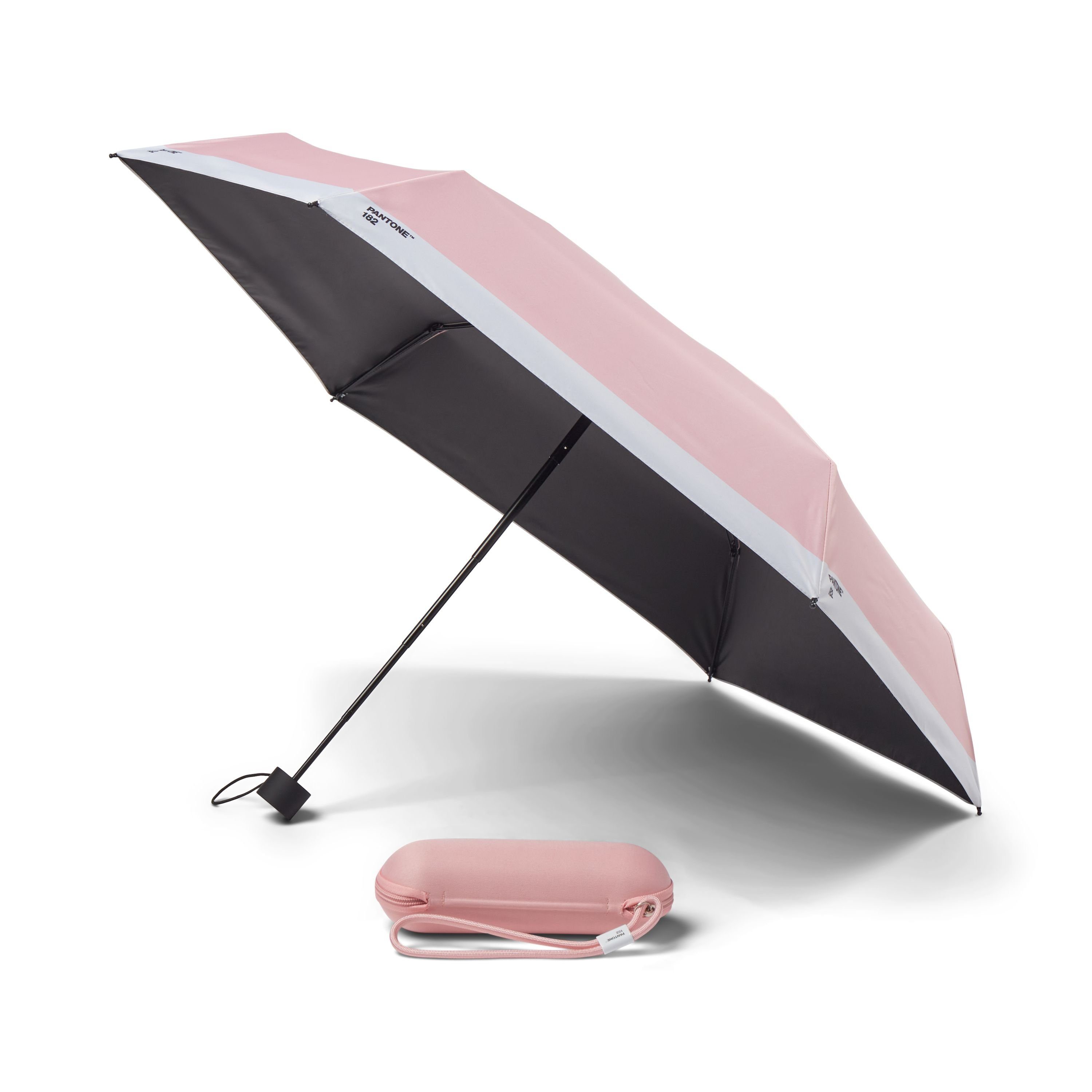 PANTONE Taschenregenschirm inkl. modischem Reise-Etui, 90 cm Durchmesser