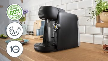 TASSIMO Kapselmaschine finesse friendly TAS162E, intensiverer Kaffee auf Kopfdruck, One-Touch Bedienung, über 70 Getränke, nachhaltig, schwarz/schwarz