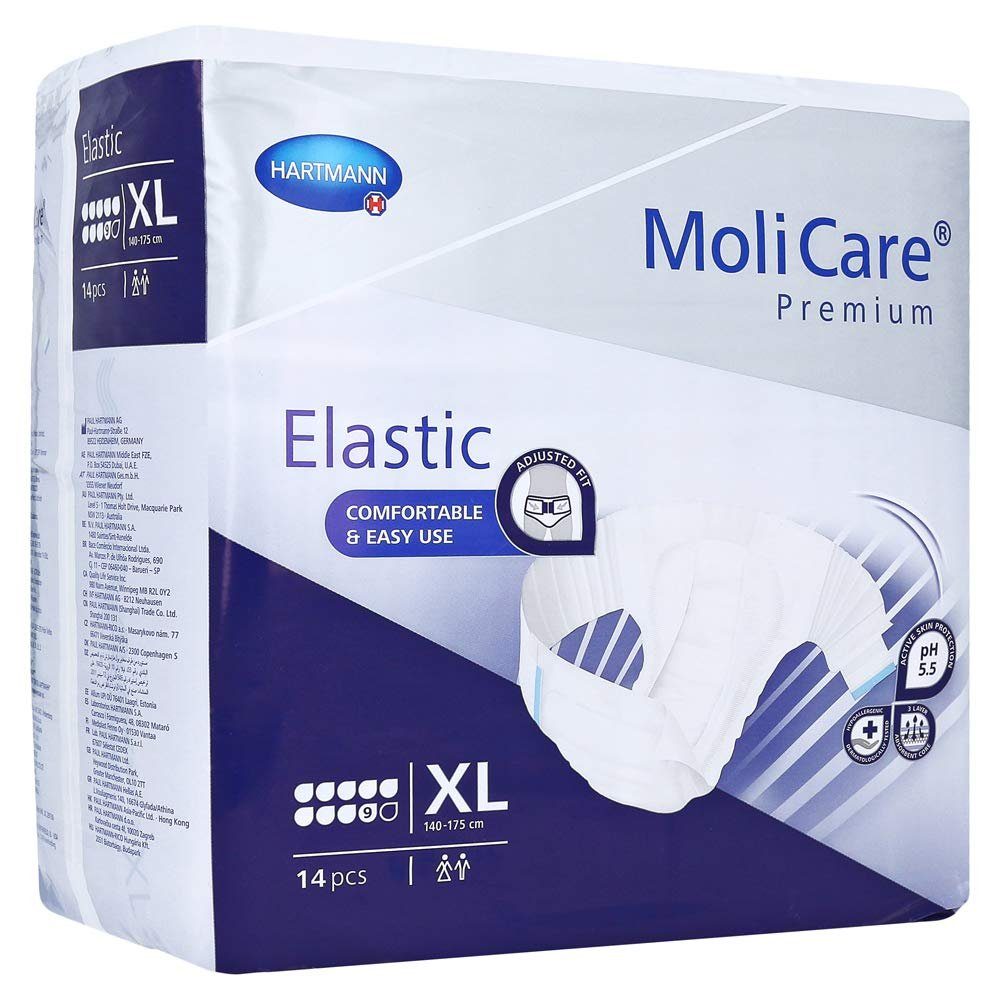 PAUL HARTMANN AG Wundpflaster MoliCare Premium Elastic 9 Tropfen, XL, Packung