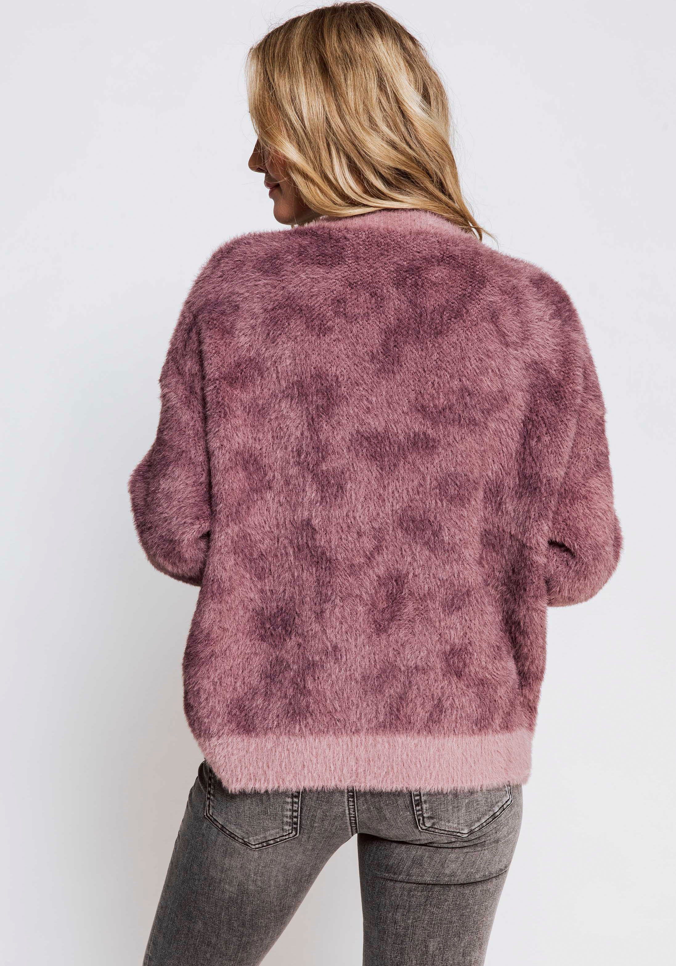 Zhrill Kurzjacke mit Struktur rose