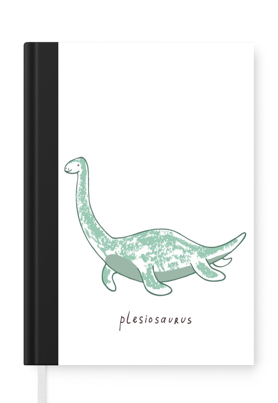 MuchoWow Notizbuch Kinderzimmer - Plesiosaurier - Dinosaurier - Junge - Mädchen - Kind, Journal, Merkzettel, Tagebuch, Notizheft, A5, 98 Seiten, Haushaltsbuch