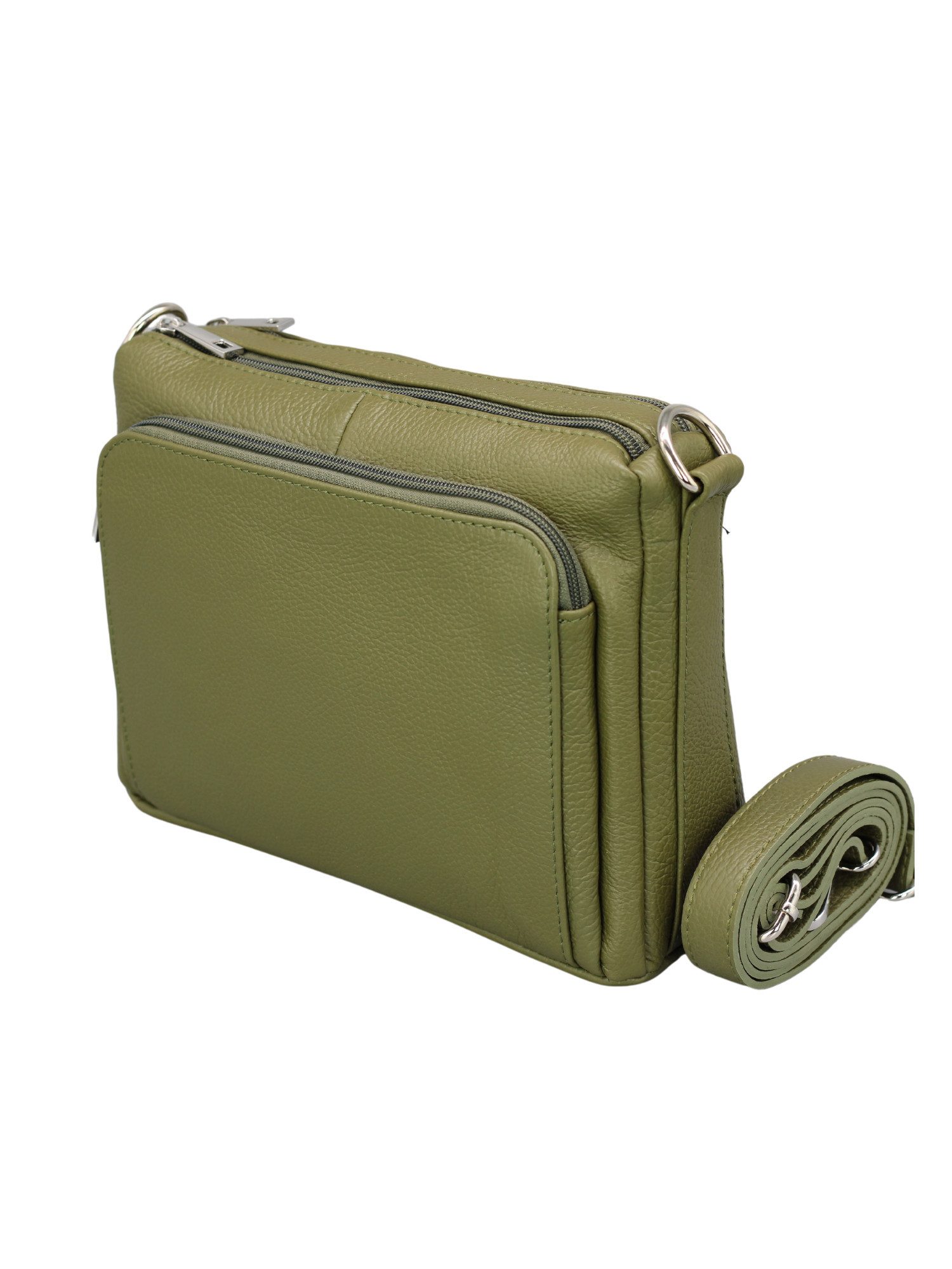 Adel Bags Schultertasche BECKY Umhängetasche für Damen, Schultertasche aus Echtleder (Einzelstück, verstellbarer Lederriemen), Handarbeit aus Italien