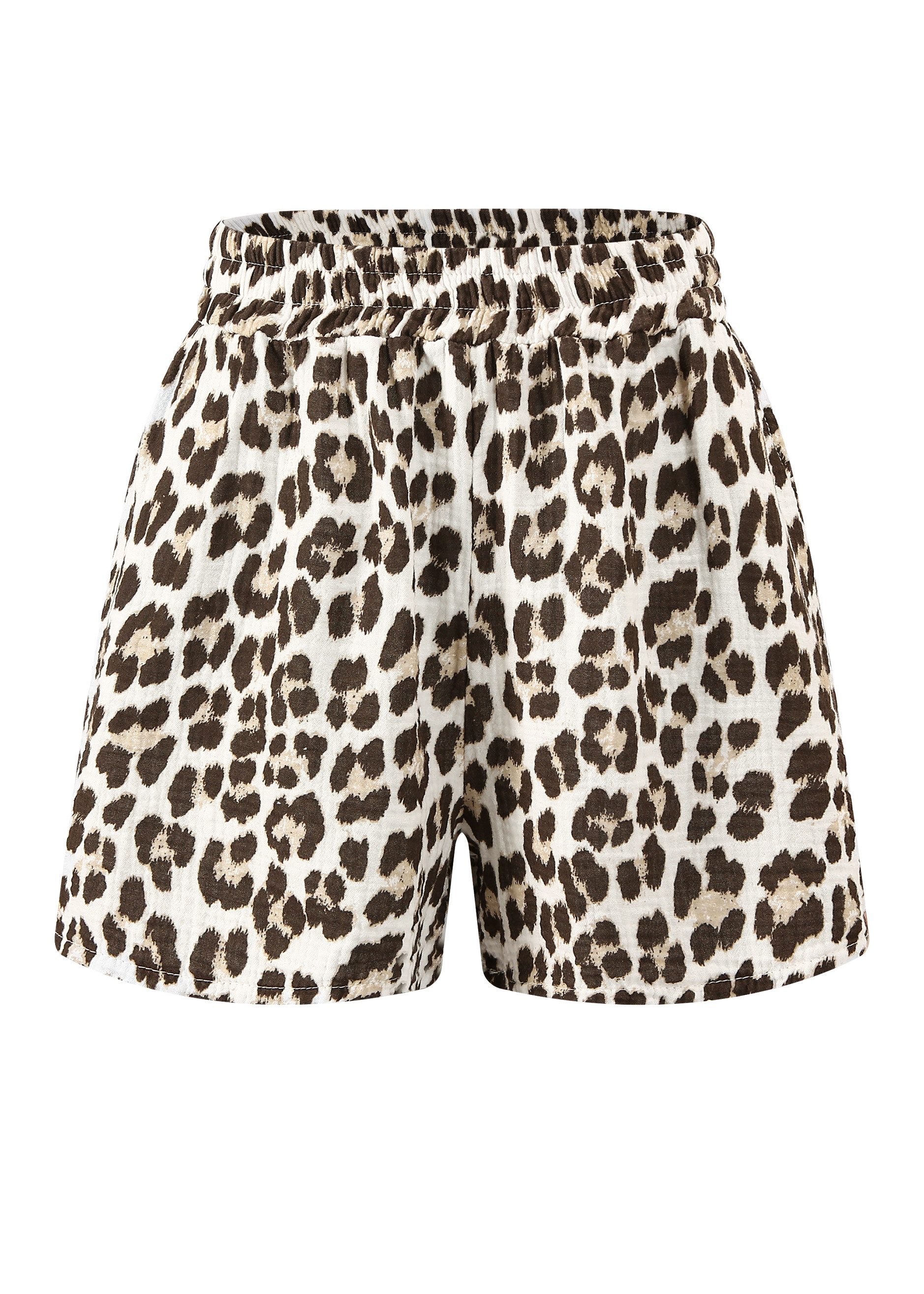 SASSYCLASSY Shorts Musselin Shorts mit Print günstig online kaufen