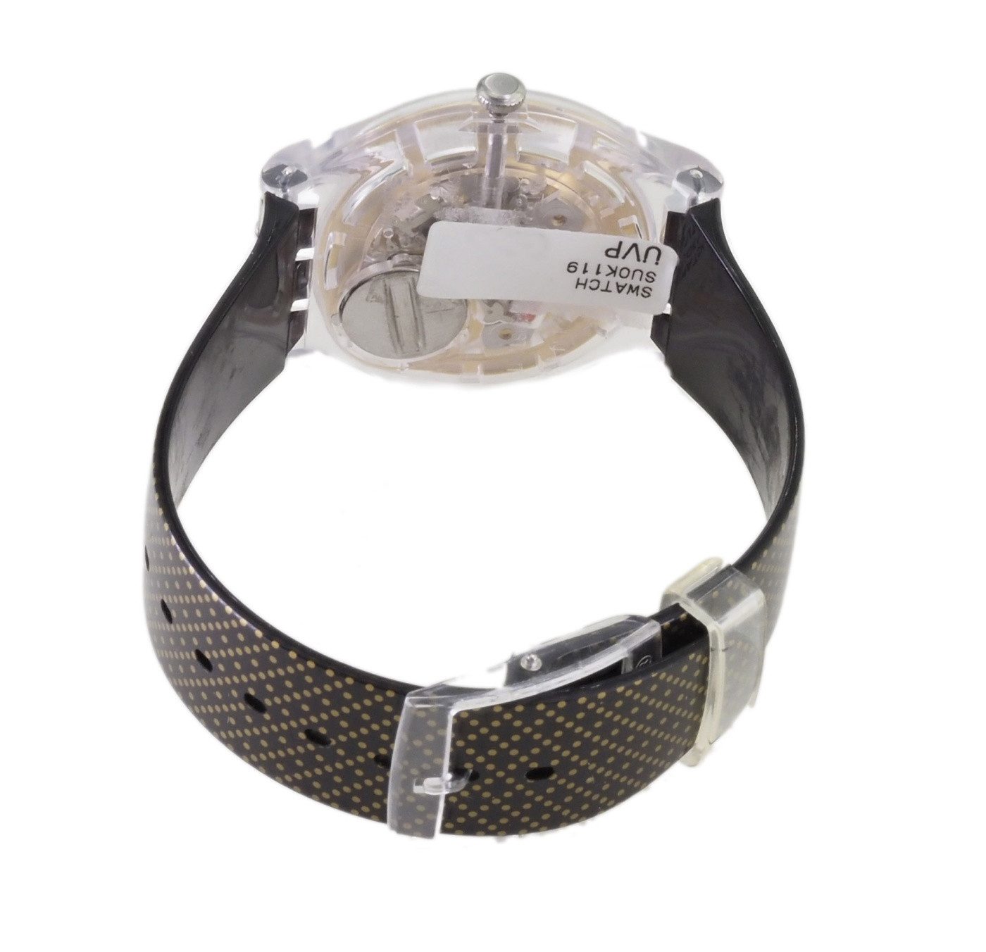 Swatch Quarzuhr Swatch Damen Herren Quarz Uhr SUOK119 Gridlight X12