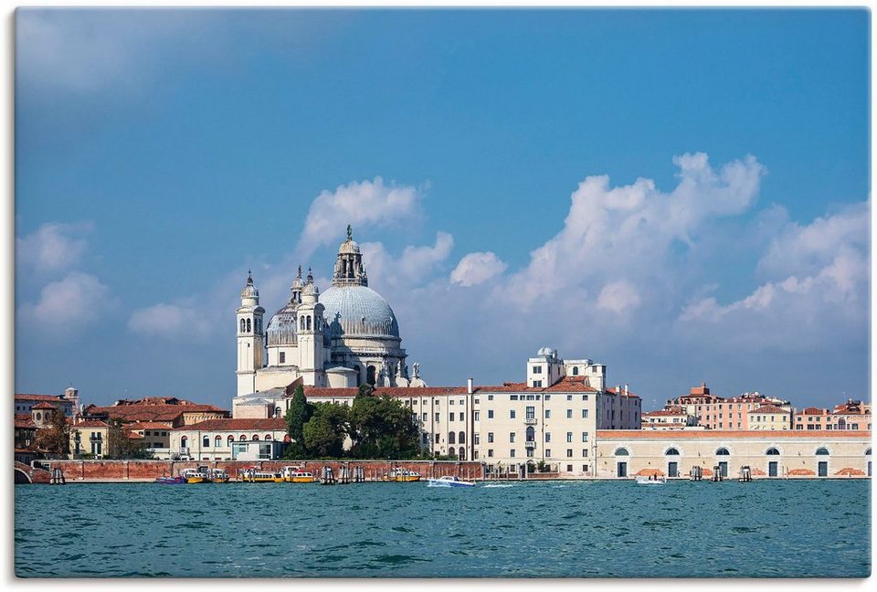 Artland Wandbild Blick auf historische Gebäude Venedig II, Venedig (1 St),  als Alubild, Leinwandbild, Wandaufkleber oder Poster in versch. Größen