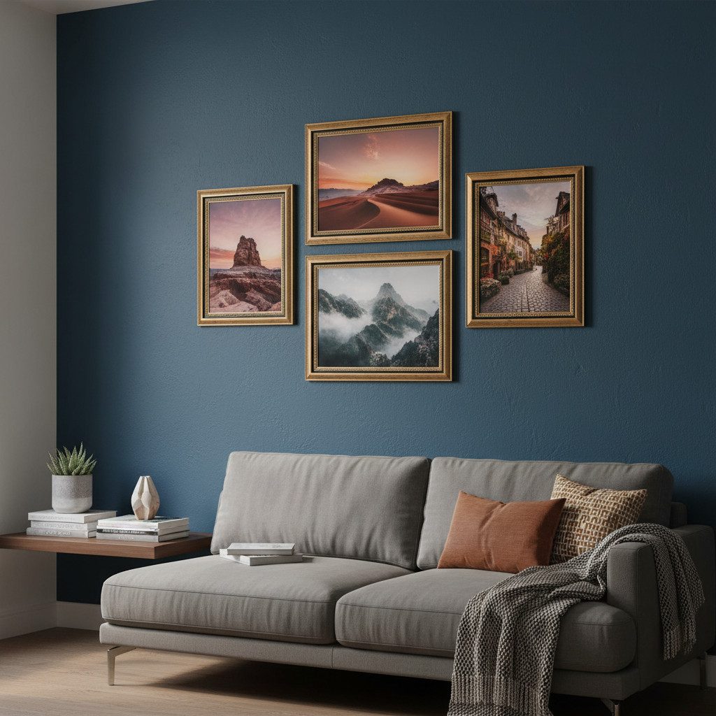 Victor (Zenith) Bilderrahmen Boho, Bilderrahmen Gold 21x30 cm, Bilderrahmen günstig online kaufen