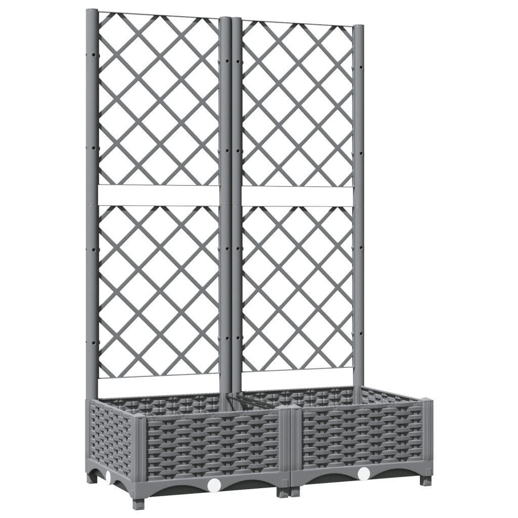 DOTMALL Pflanzkübel Pflanzkübel mit Rankgitter 80x40x121,5 günstig online kaufen