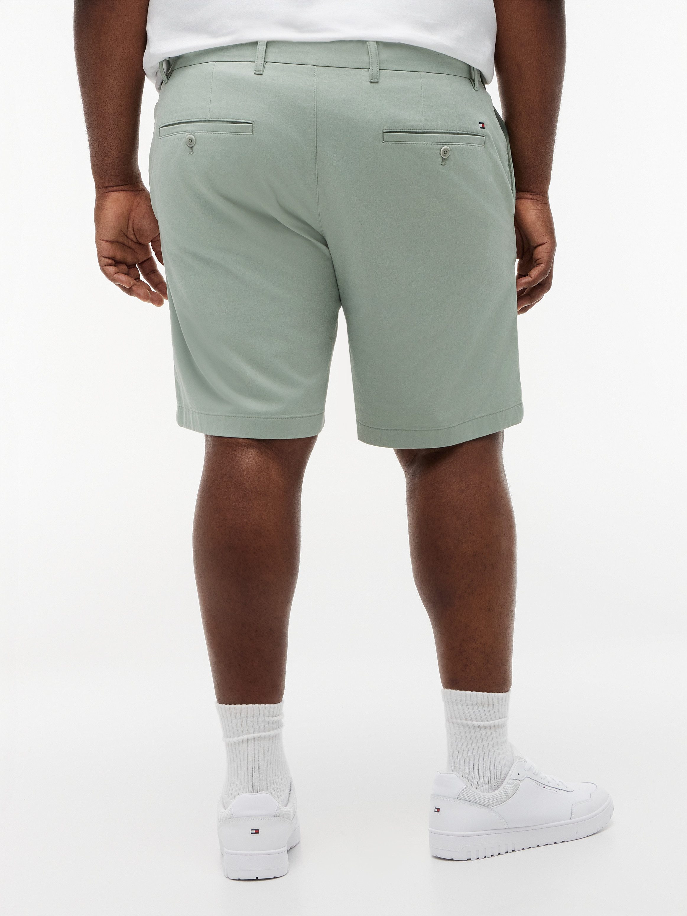 Tommy Hilfiger Big & Tall Chinoshorts BT-DENTON 9.5 ESS TWILL-B Twill, slim fit, Große Größen