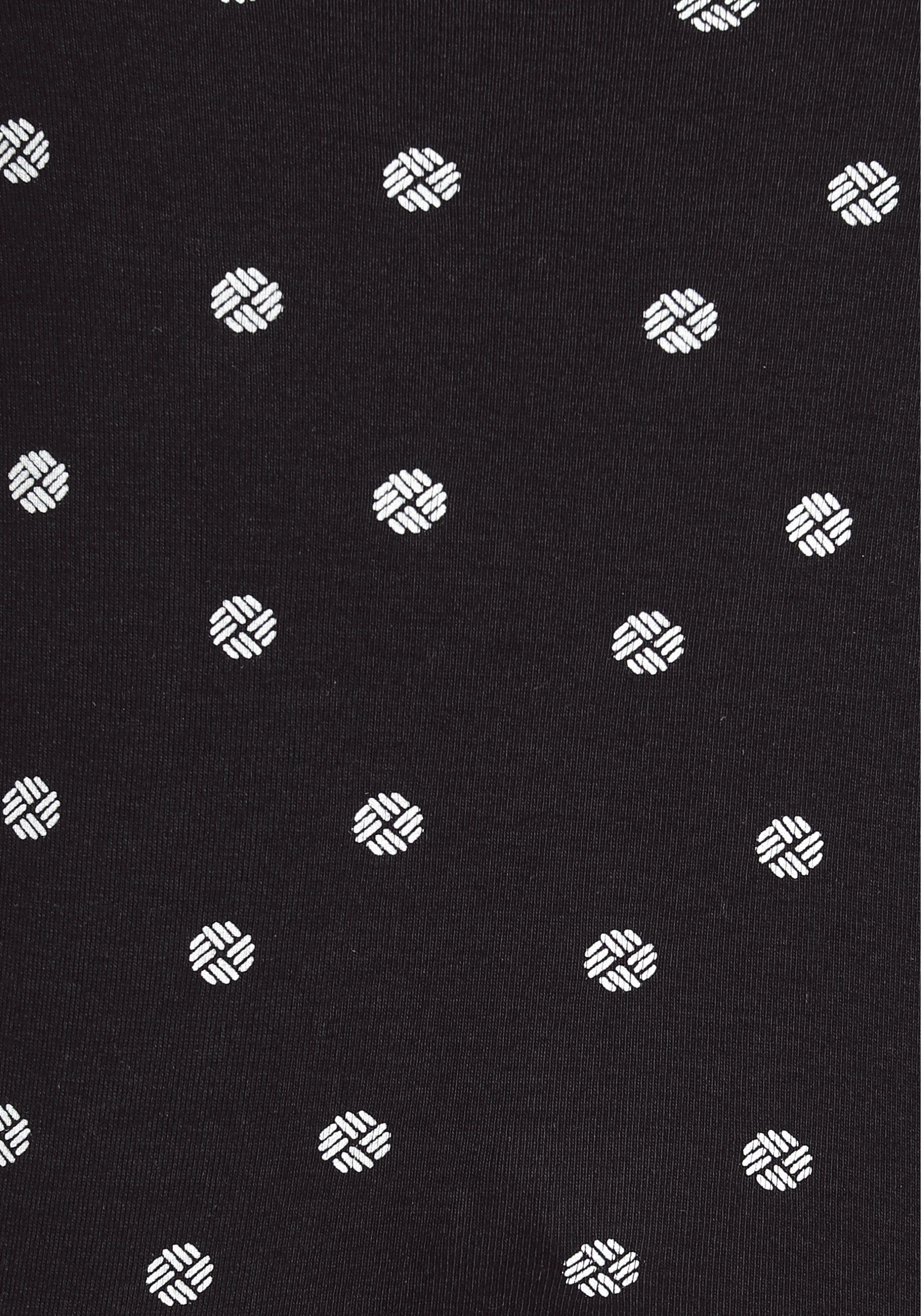 Flashlights Langarmshirt grau-meliert-schwarz-bedruckt, mit 2er-Pack) verschiedenen Printmotiven (Packung, grau