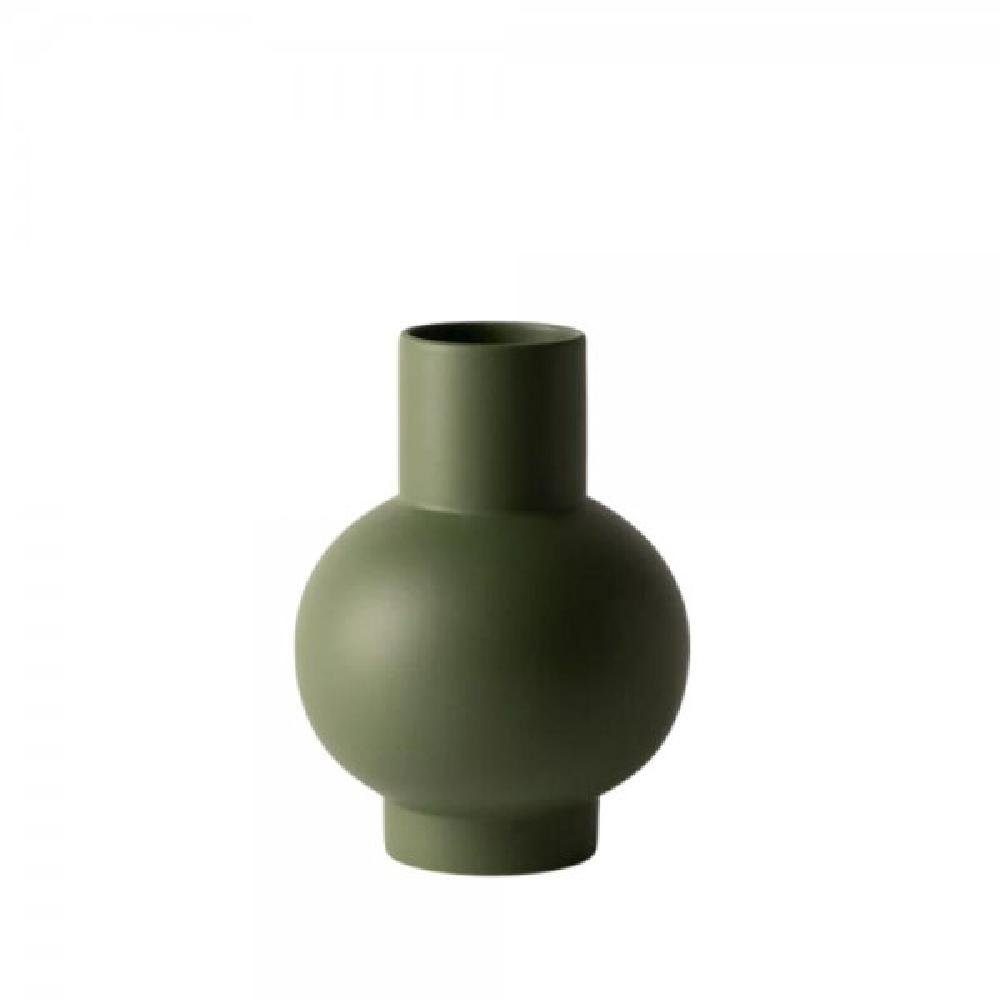Raawii Dekovase Green Vase (Large) Strøm Deep