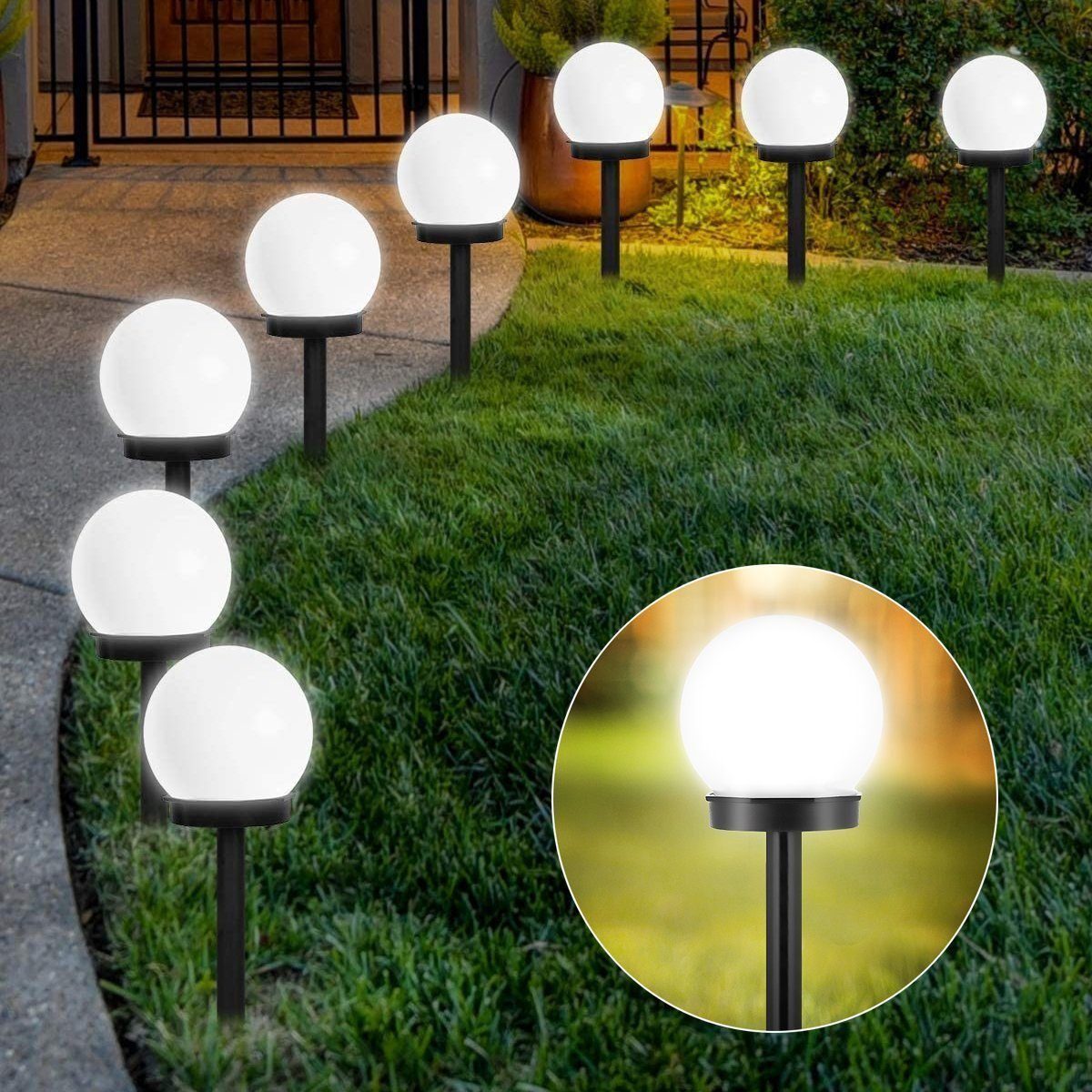 oyajia LED Solarleuchte 4/8 Stück LED günstig online kaufen