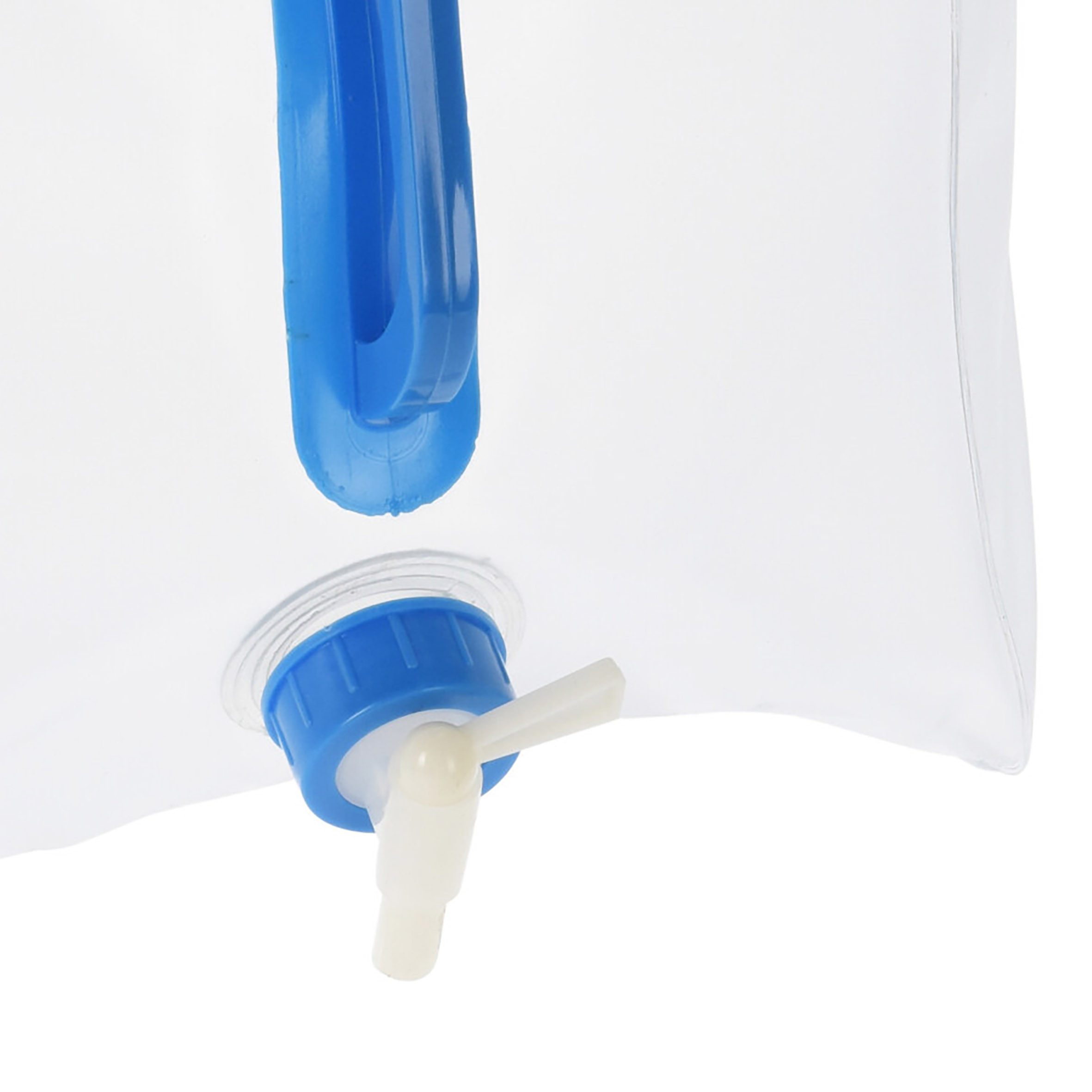 Spetebo Kanister Faltbarer Wasserkanister mit Zapfhahn (Set, 2 St., Wasserbeutel), Tragbarer Wassertank für Camping und Reise