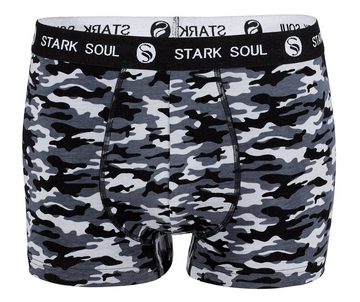 Stark Soul® Boxershorts Boxershorts Herren, Camouflage, 3'er Pack, Retroshorts, Hipster, Unterhosen 3er-Pack