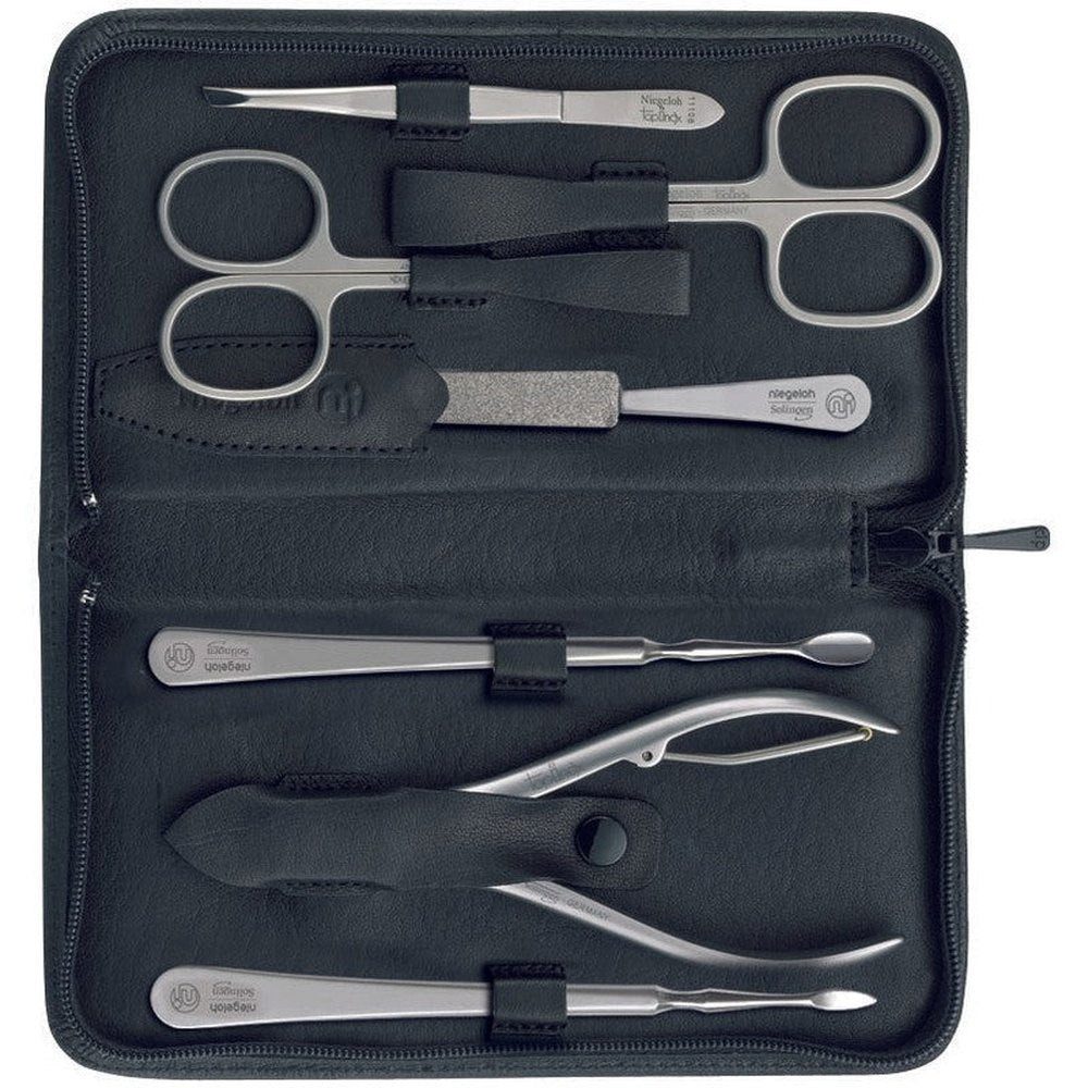 Niegeloh Solingen Maniküre-Etui Etui Modell Nevada ZIP XL 7-tlg - Made in Solingen, 1 tlg.