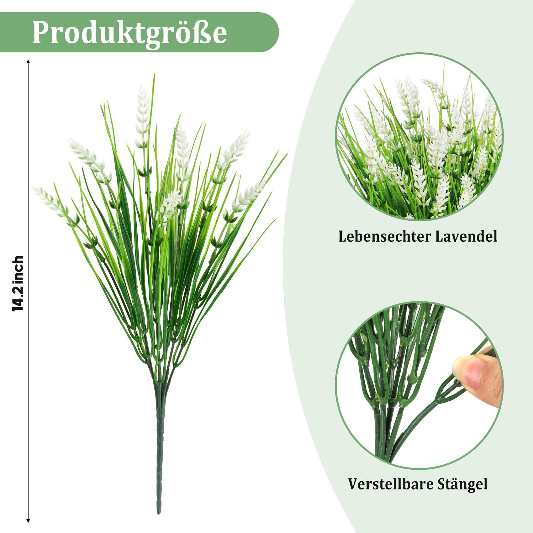 Kunstblumenstrauß 6/12 Sträuße Kunstlavendelblumen, Kunstlavendelstrauß, Ku günstig online kaufen