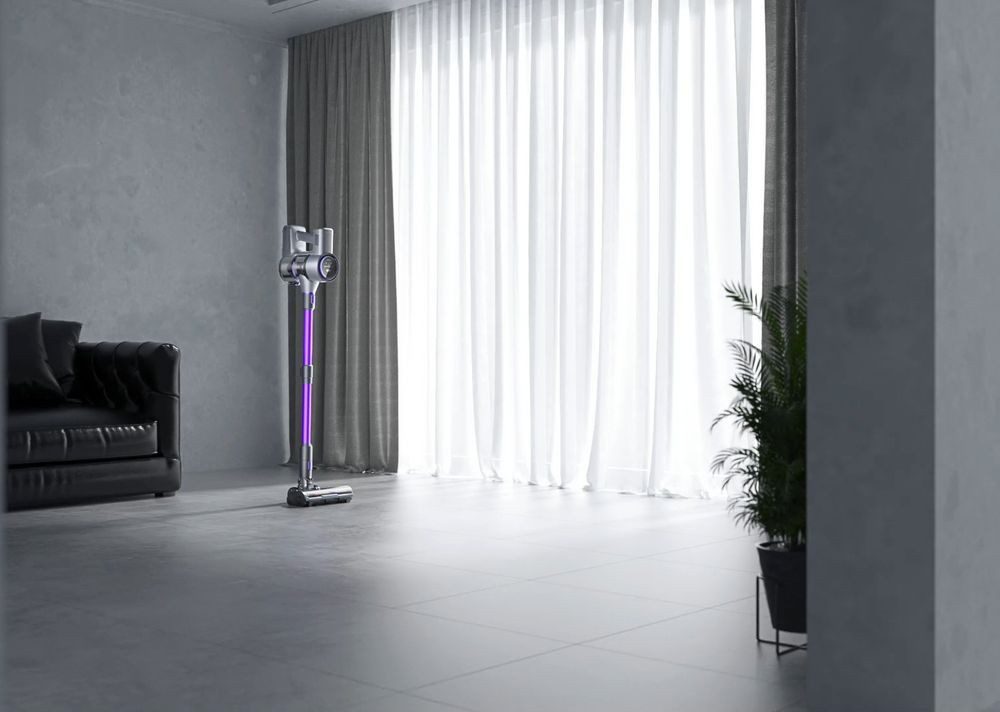 SMARTAI Akku-Hand-und Stielstaubsauger SmartAI P40,50000PA/500W Starke Saugleistung Staubsauger,8-in-1 Sauger, 500,00 W, beutellos, 2 LED-Touchscreen 3 Kehrmodi 65 Min. Laufzeit Weniger als 65 dB