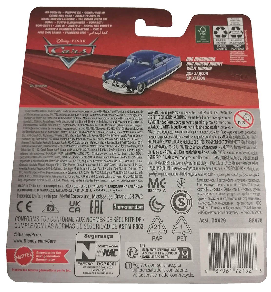 Mattel® Spielzeug-Auto Mattel DXV41 Disney Pixar günstig online kaufen