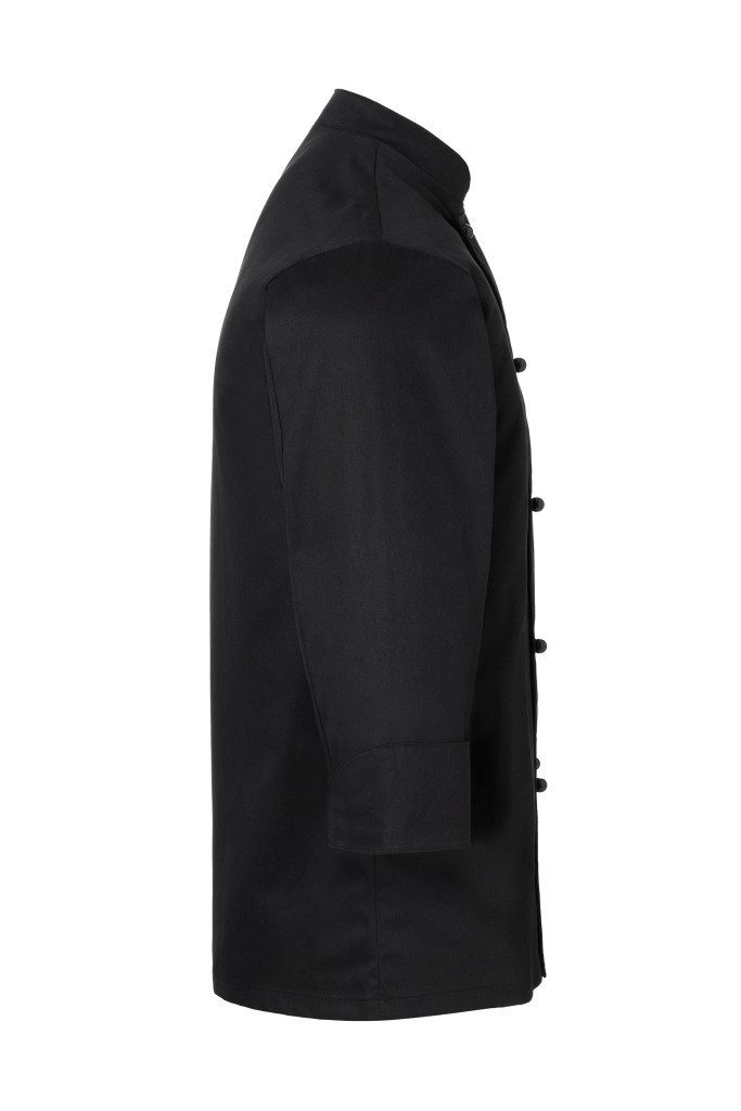 Karlowsky Fashion Kochjacke KARLOWSKY Kochjacke BASIC Unisex Stehkragen Baumwolle Schwarz – Bild 5 von 5