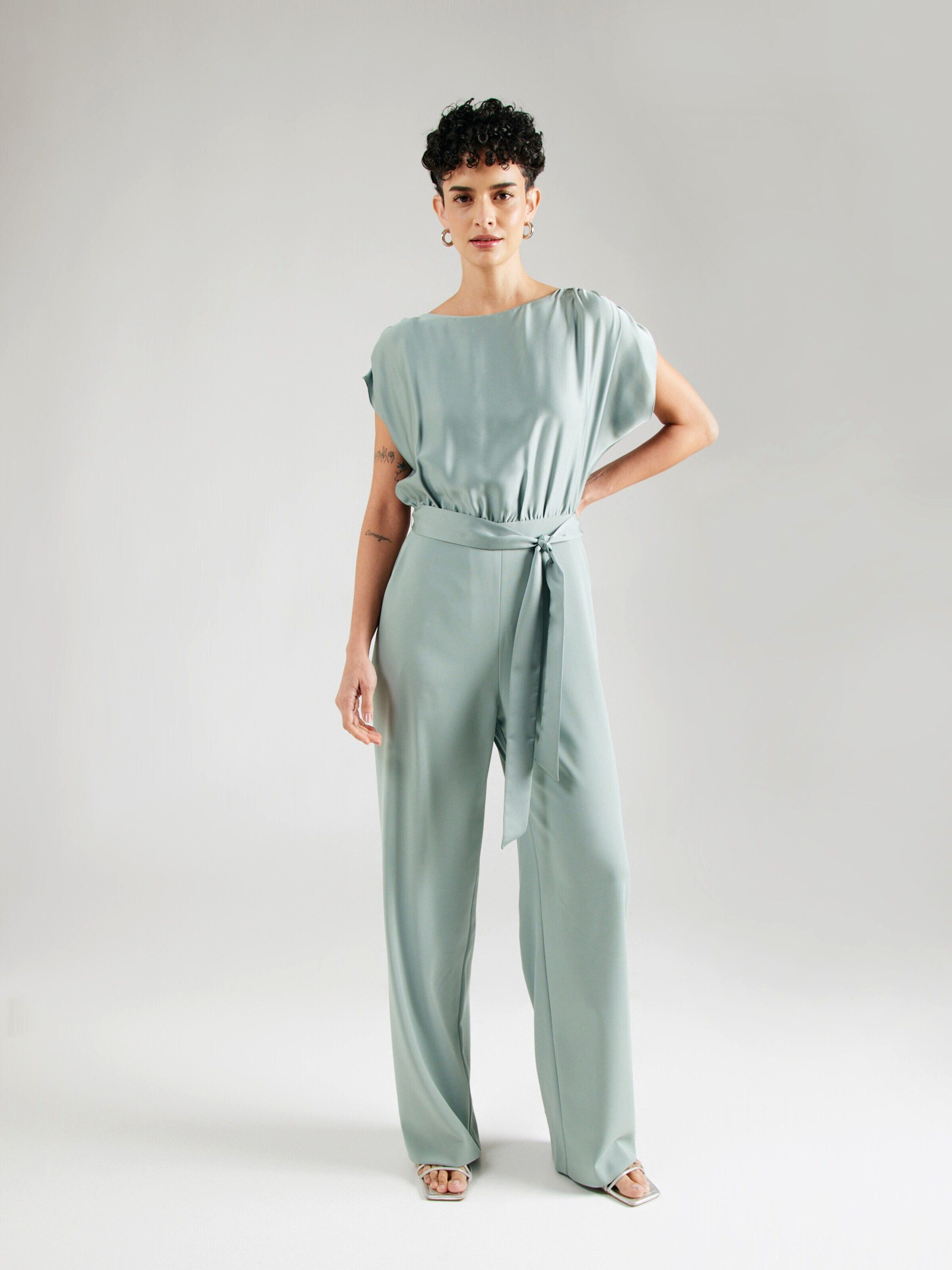 SWING Jumpsuit (1-tlg) Drapiert/gerafft