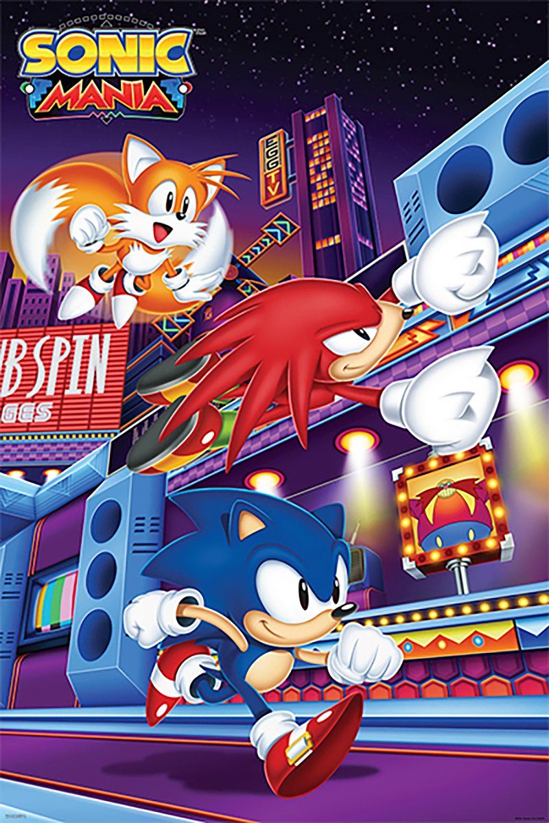 PYRAMID Poster Sonic the Hedgehog Poster Sonic Mania 61 x 91,5 cm