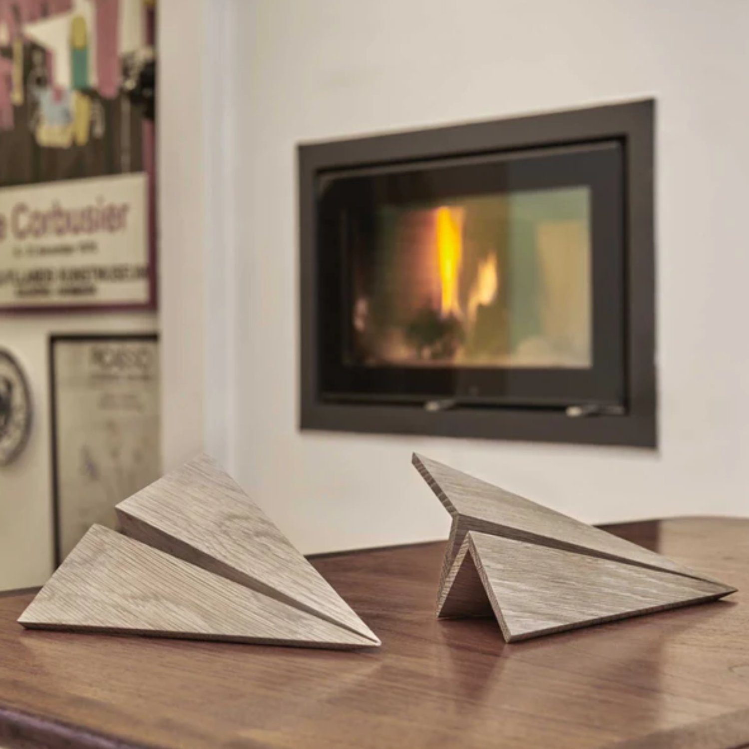 Boyhood Dekofigur Boyhood Maverick Papierflieger Dekofigur Klein, Eichenholz