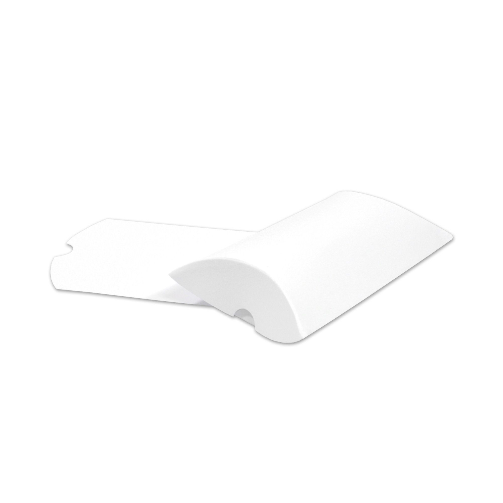 Frau WUNDERVoll Papierdekoration 24 Kissenschachteln matt weiß 15x7,5cm (flach), 300g/ Kissenverpackung