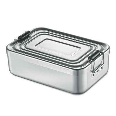Neuetischkultur Lunchbox »Lunchbox Aluminium Klein«, Aluminium, (Stück, 1-tlg), to go Brotbox