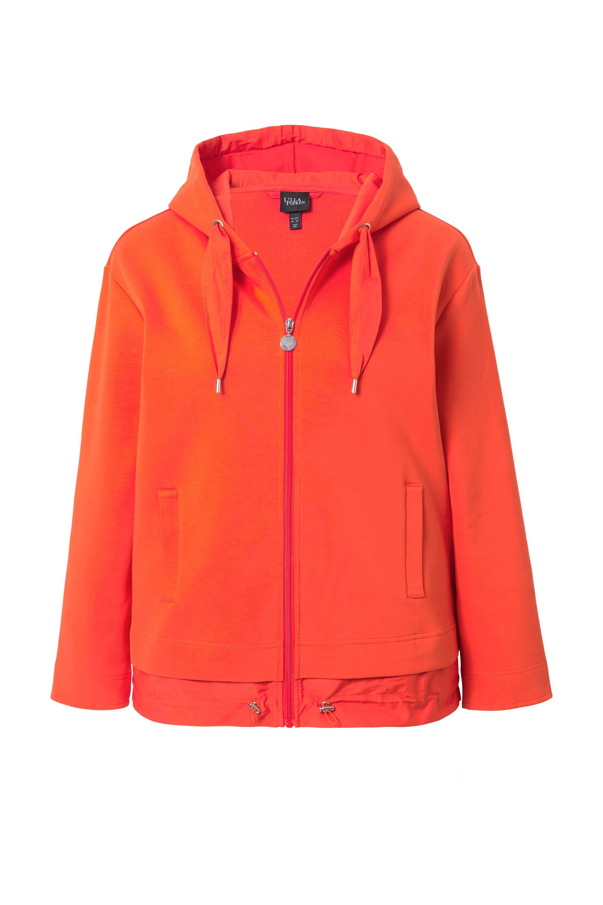 Ulla Popken Sommerjacke Kapuzenjacke Bindeband doppelter günstig online kaufen