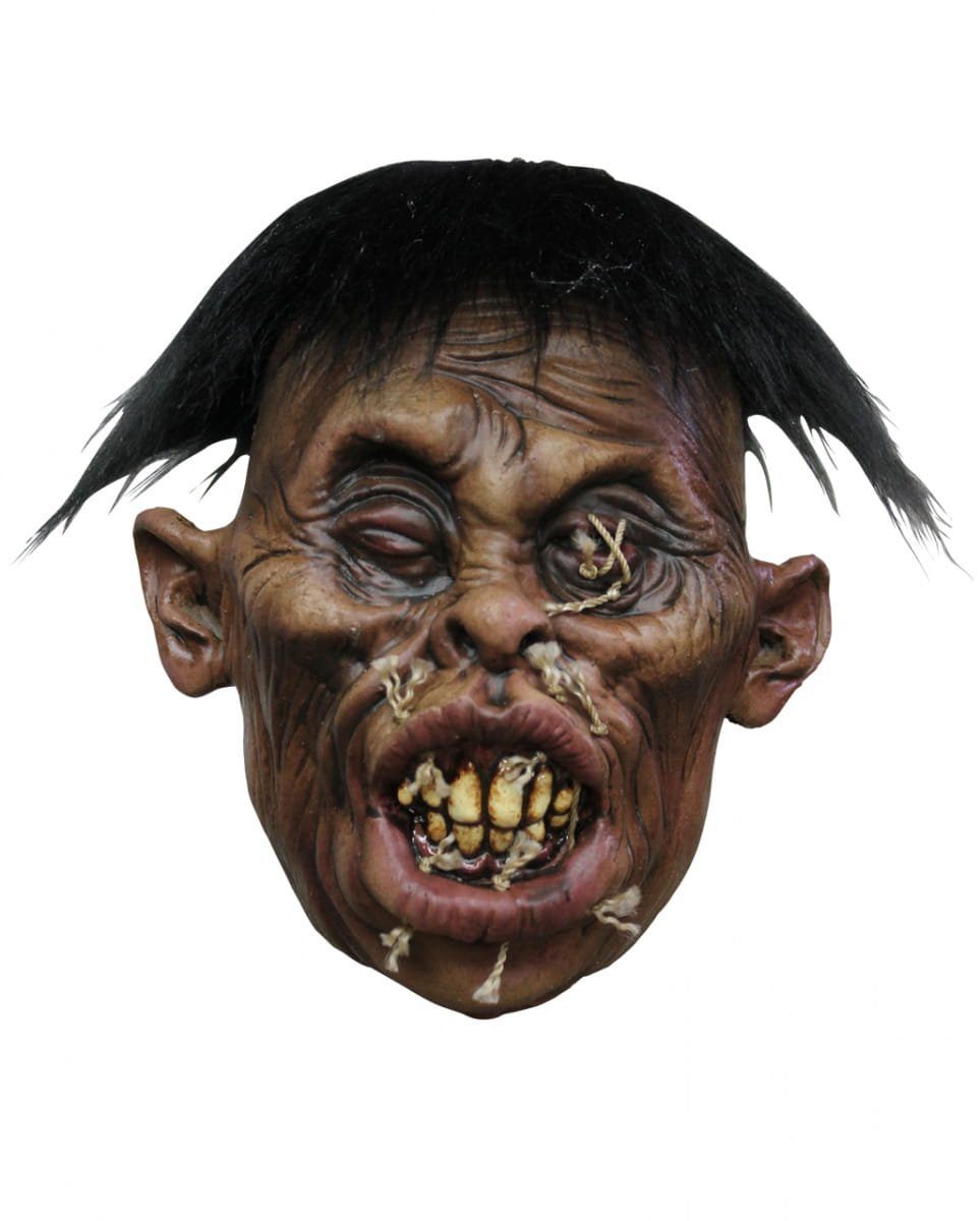 Dekoobjekt Voodoo Schrumpfkopf Mongole Halloween Deko & K