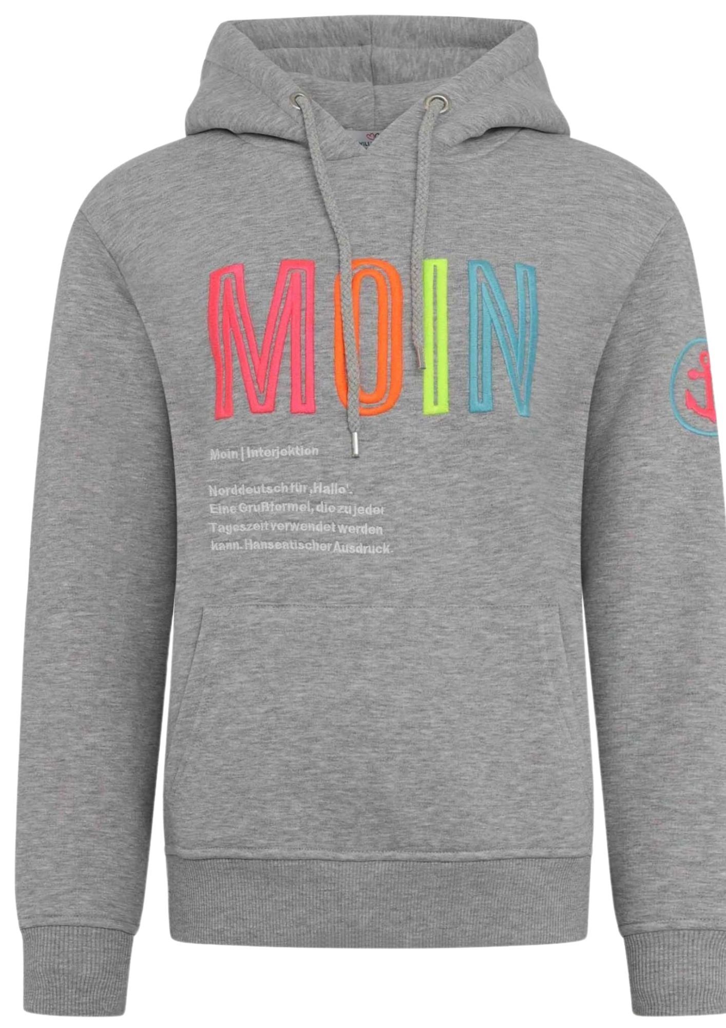 Hoodie Zwillingsherz Damen Kapuzenpullover Hoodie Lucina