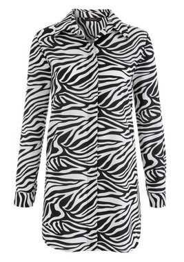 Aniston CASUAL Longbluse im Zebra-Steifen-Look